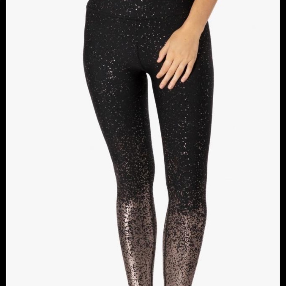 Beyond Yoga - Alloy Ombré High Waisted Glitter leggings